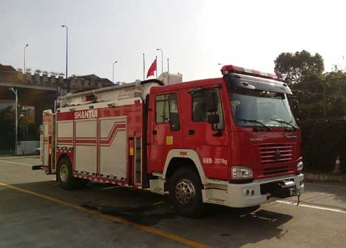 FQZ5200JXFDG20/H 抚起牌登高平台消防车图片