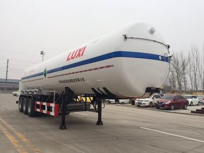 鲁西12.2米25.7吨3轴低温液体运输半挂车(LXZ9401GDY)