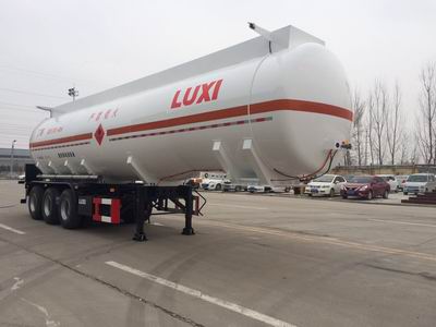 鲁西11.8米31.7吨3轴易燃液体罐式运输半挂车(LXZ9404GRY)