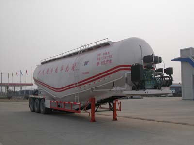 华威驰乐13米27.3吨3轴粉粒物料运输半挂车(SGZ9401GFL)