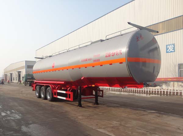 正康宏泰11.6米30.7吨3轴易燃液体罐式运输半挂车(HHT9402GRYB)