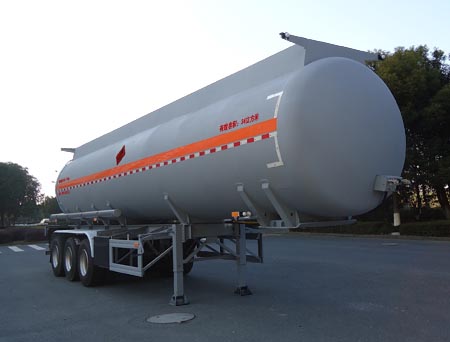 宏宙10.4米32吨3轴易燃液体罐式运输半挂车(HZZ9405GRY)