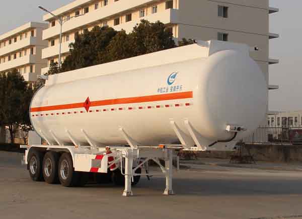 开乐11.1米31.5吨3轴易燃液体罐式运输半挂车(AKL9400GRYA)