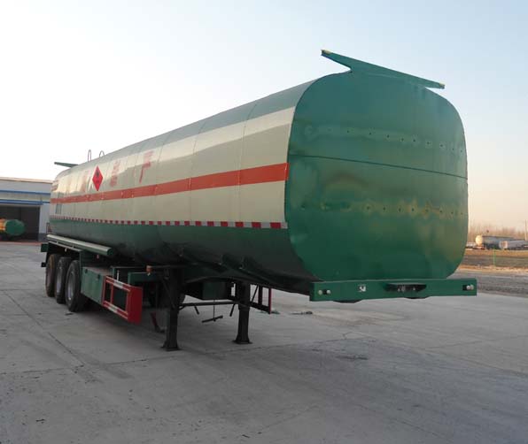 弘瑞通12米31.5吨3轴易燃液体罐式运输半挂车(HRT9401GRY)