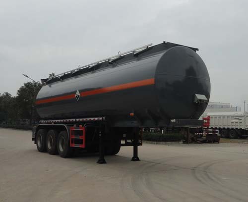 华威驰乐10米30.3吨3轴腐蚀性物品罐式运输半挂车(SGZ9401GFW)