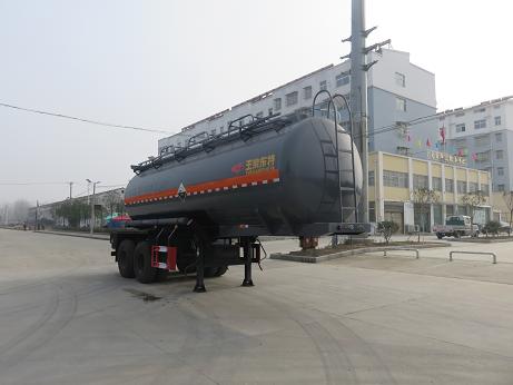 特运8.6米27吨2轴腐蚀性物品罐式运输半挂车(DTA9351GFW)