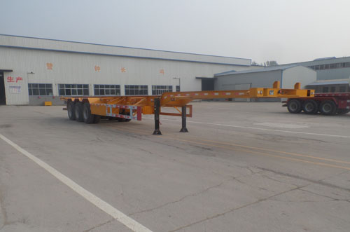 新宏东15米34吨3轴集装箱运输半挂车(LHD9400TJZE)