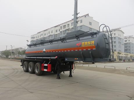 特运9.9米31.8吨3轴腐蚀性物品罐式运输半挂车(DTA9406GFWB)