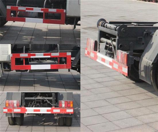福田牌BJ5042ZXX-X2车厢可卸式垃圾车公告图片