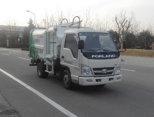 福田牌BJ5042ZZZ-E2自装卸式垃圾车公告图片