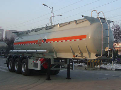 凌宇10.3米32.4吨3轴腐蚀性物品罐式运输半挂车(CLY9400GFWA)