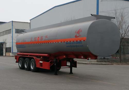 昌骅10.8米32吨3轴易燃液体罐式运输半挂车(HCH9400GRYHB)