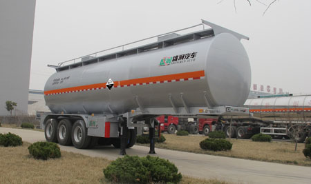 盛润10.3米31.9吨3轴腐蚀性物品罐式运输半挂车(SKW9403GFWT)