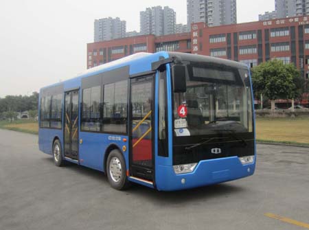 中植汽车8.1米10-19座纯电动城市客车(CDL6810UWBEV)
