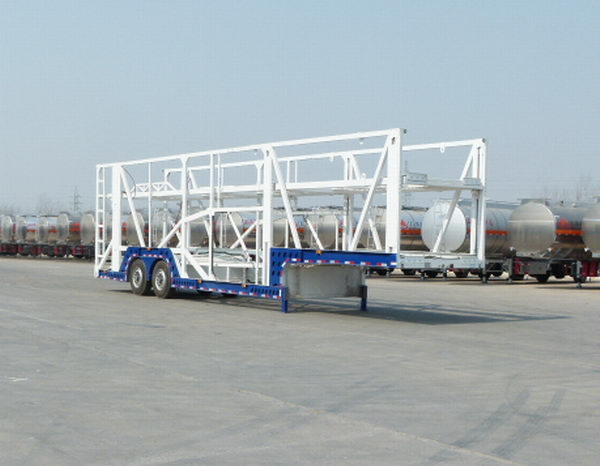 麟州14.2米11.5吨2轴车辆运输半挂车(YDZ9200TCL)