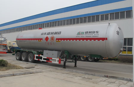 盛润13米25.1吨3轴液化气体运输半挂车(SKW9407GYQ)