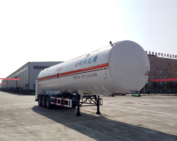 龍軒風13米21.2吨3轴低温液体运输半挂车(YLT9400GDYA)