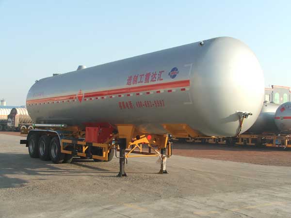汇达13米25.4吨3轴液化气体运输半挂车(YHD9401GYQ)