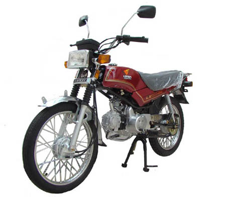 LX100-33 隆鑫97CC汽油前鼓式后鼓式两轮摩托车图片