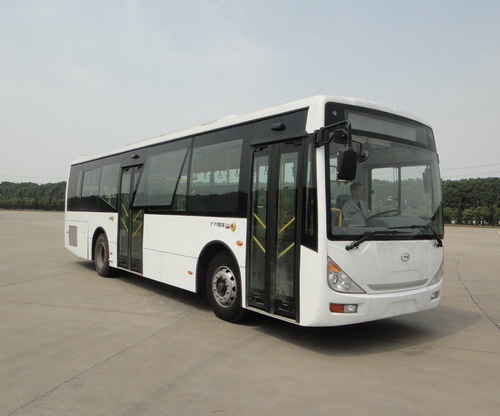 广汽10.5米20-33座混合动力城市客车(GZ6102HEV2)