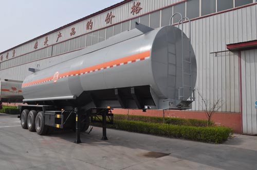 旗林11.1米30.5吨3轴腐蚀性物品罐式运输半挂车(QLG9401GFW)