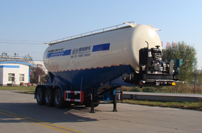 盛润10.7米31.5吨3轴中密度粉粒物料运输半挂车(SKW9401GFLC)
