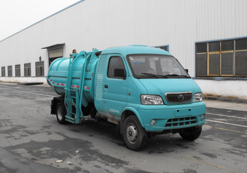 宇通牌YTZ5030ZZZBEV纯电动自装卸式垃圾车