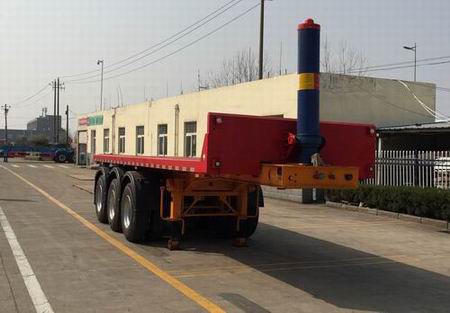 瑞江8.5米32.9吨3轴平板自卸半挂车(WL9401ZZXP)