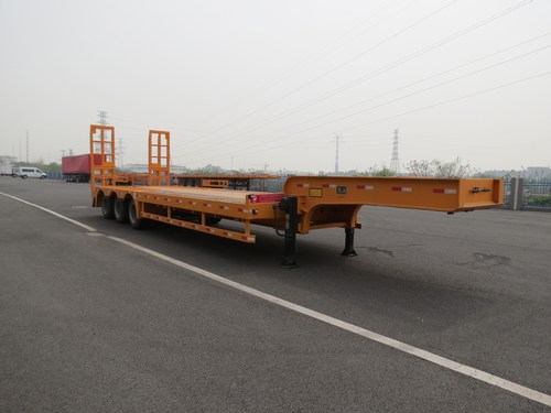 禅珠12.9米32.3吨3轴低平板半挂车(FHJ9400TDP)