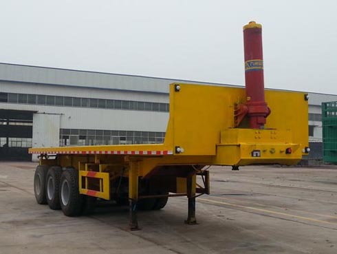 华威翔运10.5米32吨3轴平板自卸半挂车(CYX9402ZZXP)