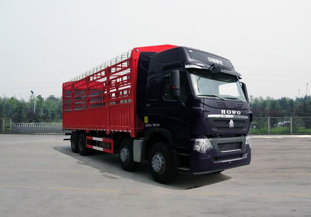 名称:豪沃牌zz5317ccyv466he1仓栅式运输车 发动机型号:mc11