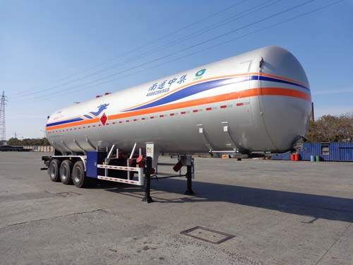中集13米25.2吨3轴液化气体运输半挂车(NTV9404GYQQ)