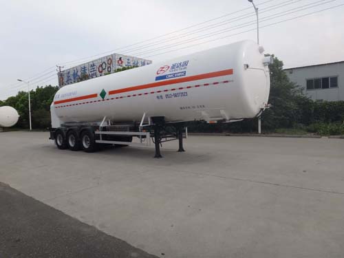 圣达因12.2米26.5吨3轴低温液体运输半挂车(SDY9405GDYN)