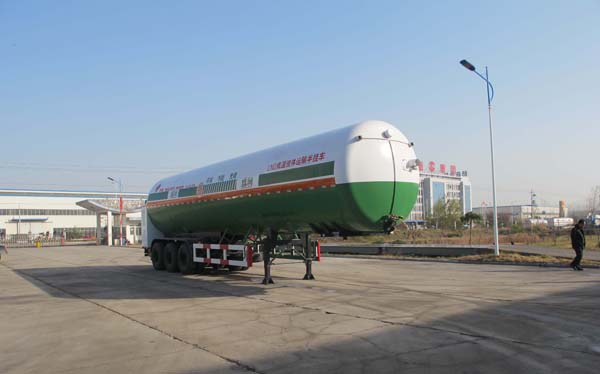 盛润13米22.1吨3轴低温液体运输半挂车(SKW9401GDY)