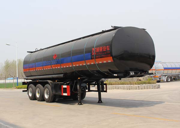 通亚达11.1米30吨3轴易燃液体罐式运输半挂车(CTY9409GRY)