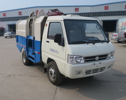 泓锋泰牌HFT5030ZZZBEV00纯电动自装卸式垃圾车