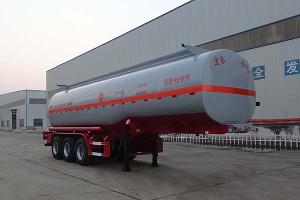正康宏泰10.5米31.5吨3轴易燃液体罐式运输半挂车(HHT9406GRYB)