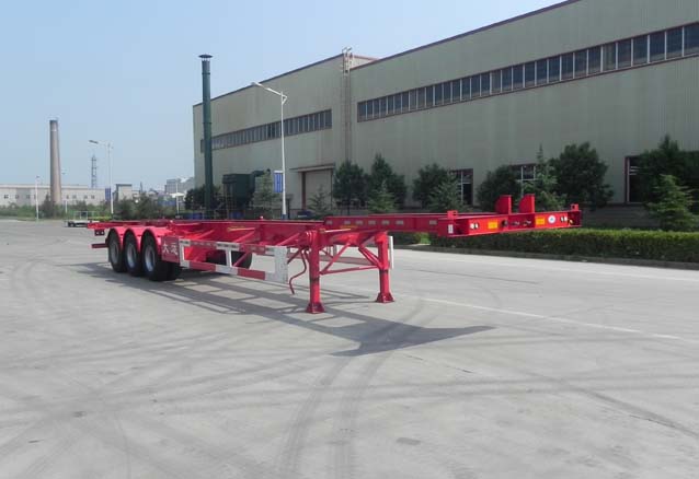 大运14.9米34吨3轴集装箱运输半挂车(CGC9401TJZ386)
