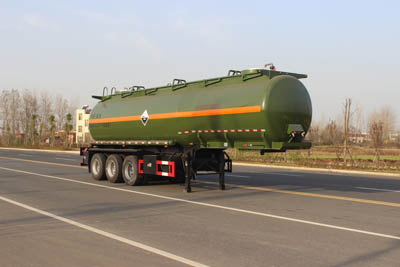 润知星11.2米30吨3轴腐蚀性物品罐式运输半挂车(SCS9404GFW)