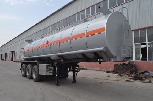 旗林9.8米31.1吨3轴易燃液体罐式运输半挂车(QLG9405GRYB)