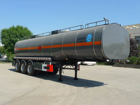 双达10.2米31吨3轴易燃液体罐式运输半挂车(ZLQ9409GRYA)