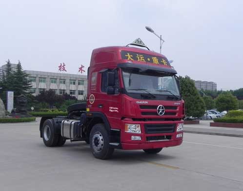 大运 350马力 危险品运输半挂牵引车(CGC4180A5DAAD)