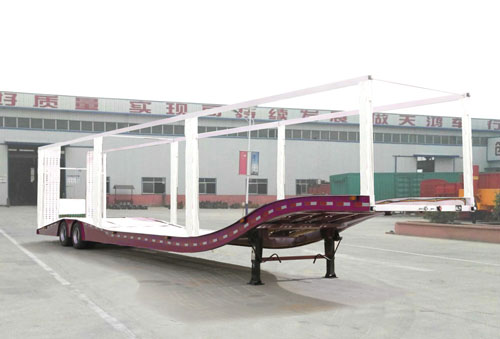 华梁天鸿16米8.7吨2轴商用车辆运输半挂车(LJN9250TSC)