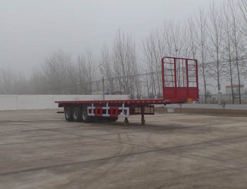 中基华烁13米34吨3轴平板运输半挂车(XHS9400TPB)
