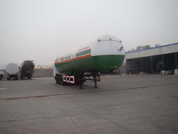 盛润13米20.2吨3轴低温液体运输半挂车(SKW9400GDY)