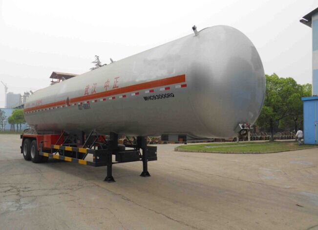 四六13米2.2吨2轴易燃气体罐式运输半挂车(WHC9300GRQ)
