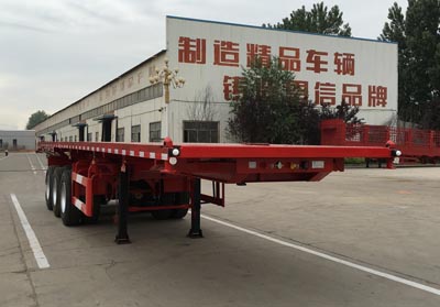 恩信事业10米32.7吨3轴平板自卸半挂车(HEX9402ZZXP)