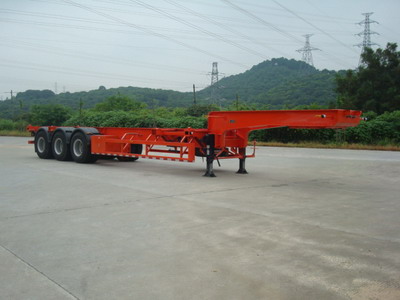 永强12.7米33.5吨3轴集装箱运输半挂车(YQ9400TJZA)
