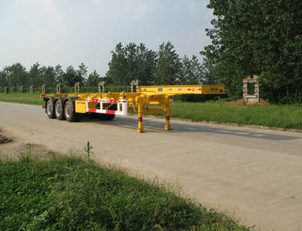 开乐12.6米34吨3轴集装箱运输半挂车(AKL9403TJZ)