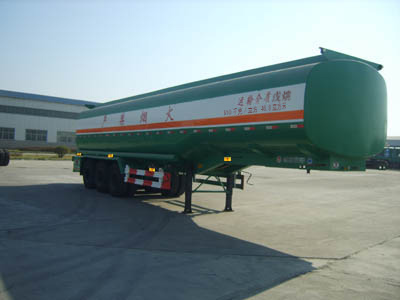 华宇达13米27.2吨3轴化工液体运输半挂车(LHY9370GHY)
